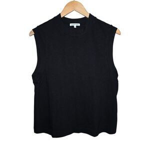 Cotton Citizen Sleeveless Tank Top Women’s XS Black 100% Cotton New Without Tags